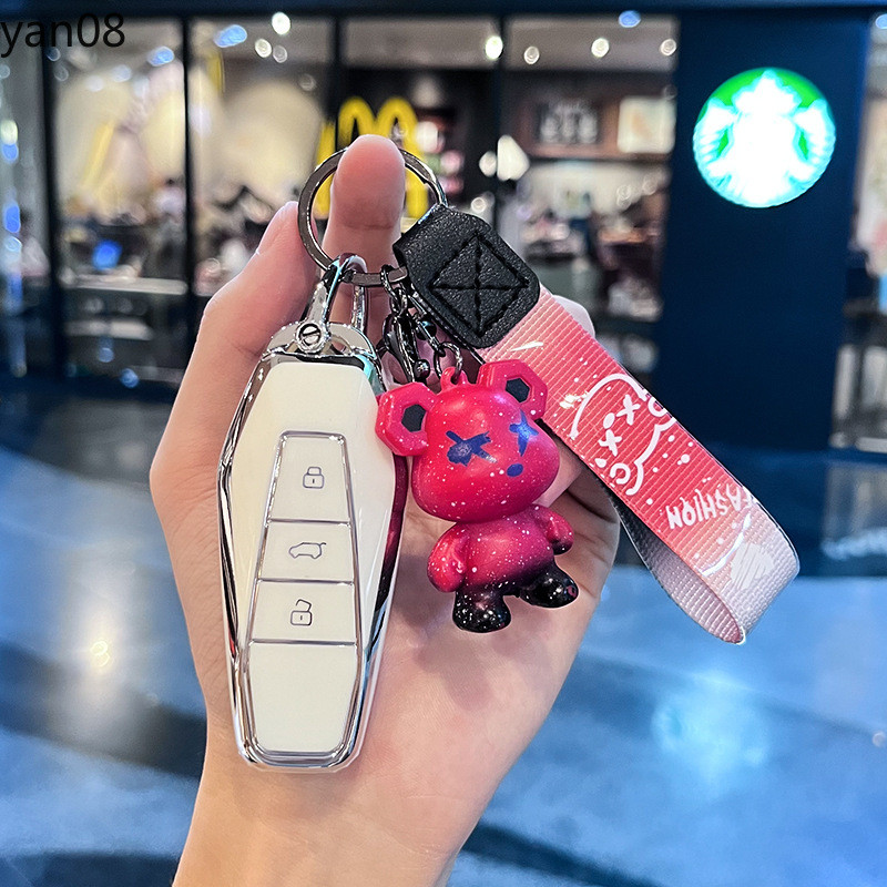 Mềm TPU Chìa Khóa Ô Tô Cho Chery Icar 03 AIQAR EQ7 EQ5 EQ3 Jaecoo 6 EV Bảo Vệ Từ Xa Chìa Khóa Xe Ô T
