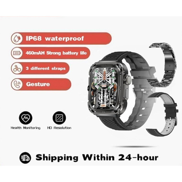 Đồng Hồ Thông Minh Z85 Max Chống Nước, Gọi Bluetooth, Theo Dõi Sức Khỏe Thể Thao Dành Cho Nam