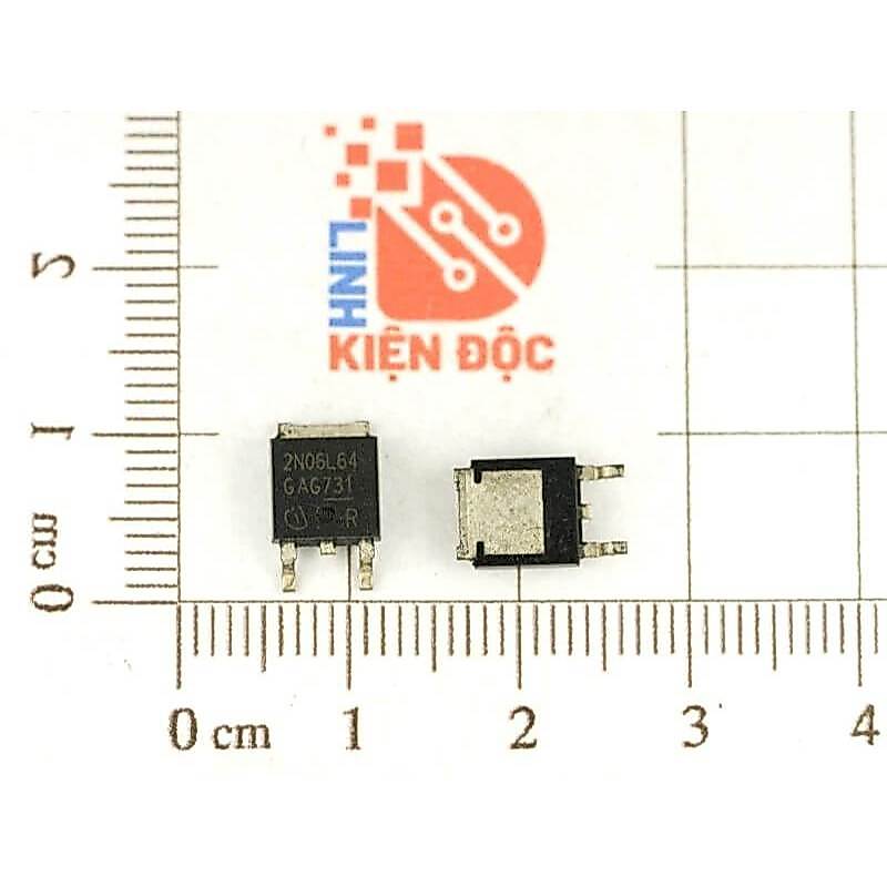 [Combo 2 con] 2N06L64, IPD15N06S2L-64 Mosfet Kênh N 55V/19A TO-252
