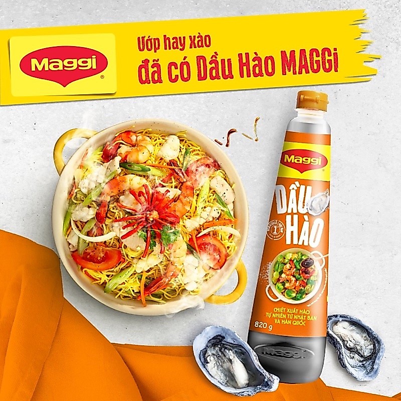 Dầu hào Maggi chai 250g/ 350g/ 820g