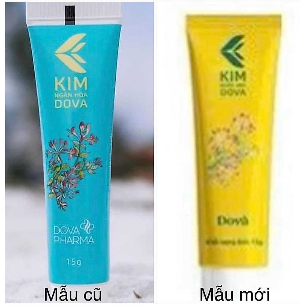 Kim ngân hoa DOVA dạng tuýp hàng chuẩn 15g