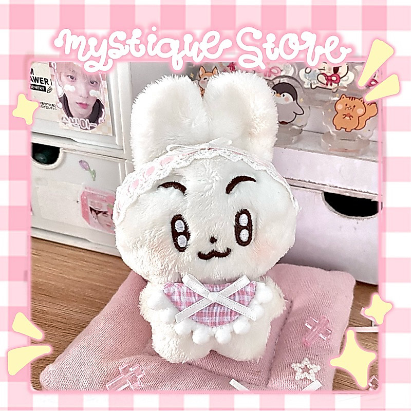 [MystiqueSTORE] Outfit doll 10cm - yếm&băng đô cho doll 10cm (Mẫu 2)
