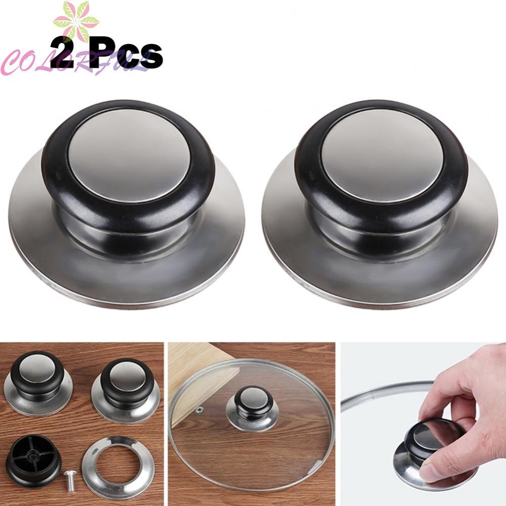 Convenient Stainless Steel Lid Knob for Glass Pot Pan Cover Kitchen Tool