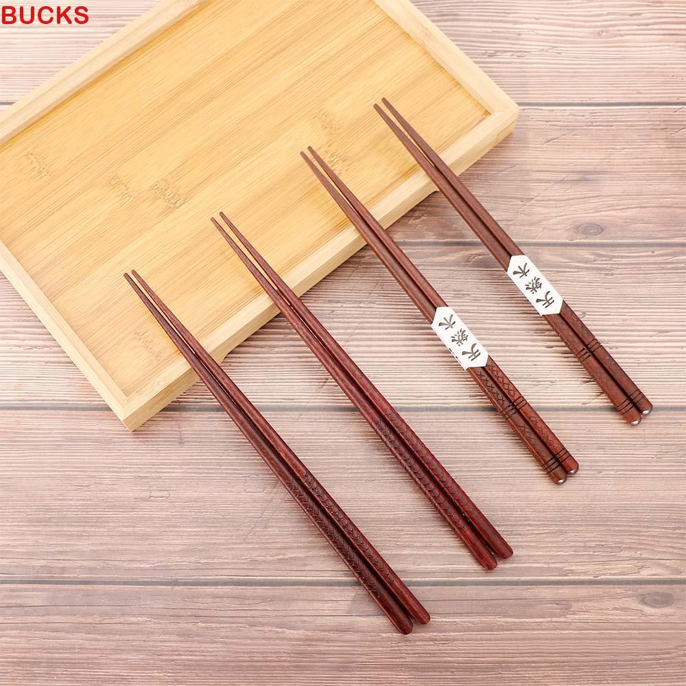 BUCKS Sushi Đũa Sáng Tạo 22,5Cm Gỗ Nấu Ăn Nhà Nhật Bản Bộ Đồ Ăn Có Thể Tái Sử Dụng