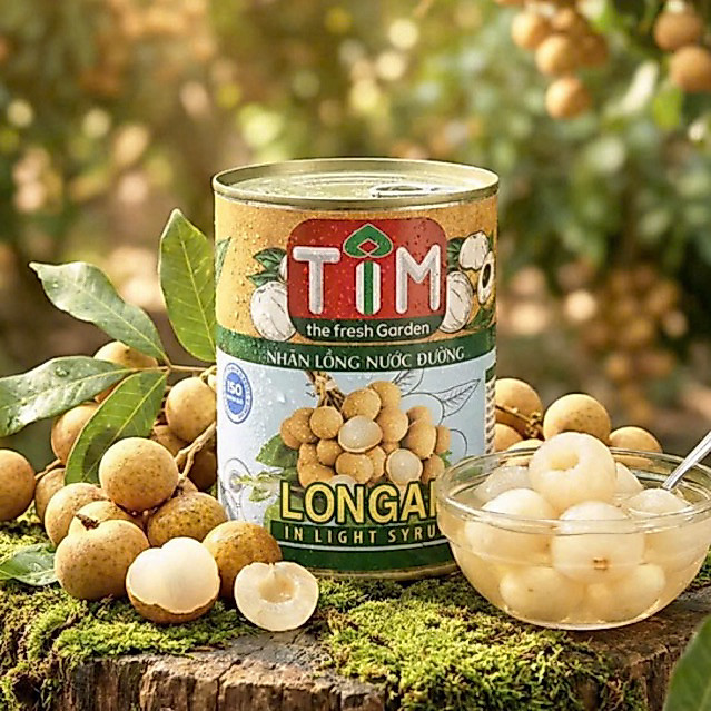 [Hàng Việt] Nhãn lồng ngâm NIF TIM đóng lon