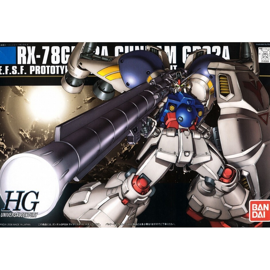 Mô hình lắp ráp HG UC RX-78 GP02A Gundam GP02 PHYSALIS Bandai