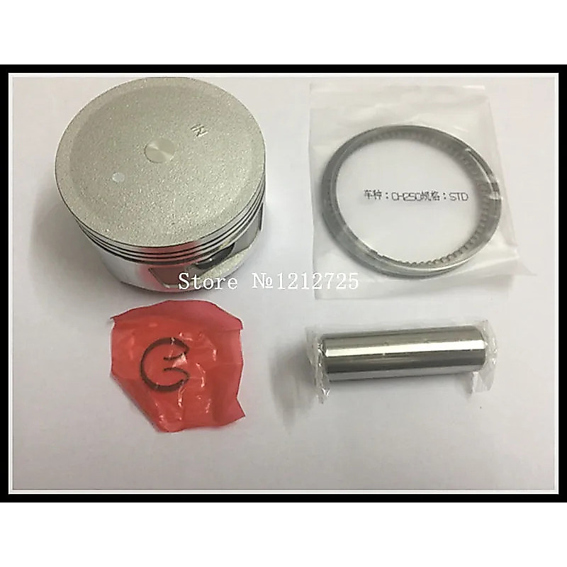 FW Xe Máy Vòng piston CH250 CF250 CN250 ATV moto Piston Lắp ráp Đường kính Piston 72mm pin Piston 17