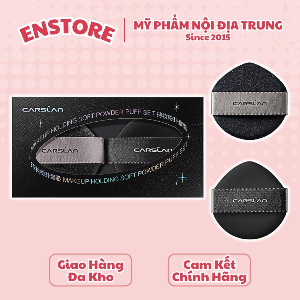 CARSLAN - Set mút cushion & mút phấn phủ Carslan