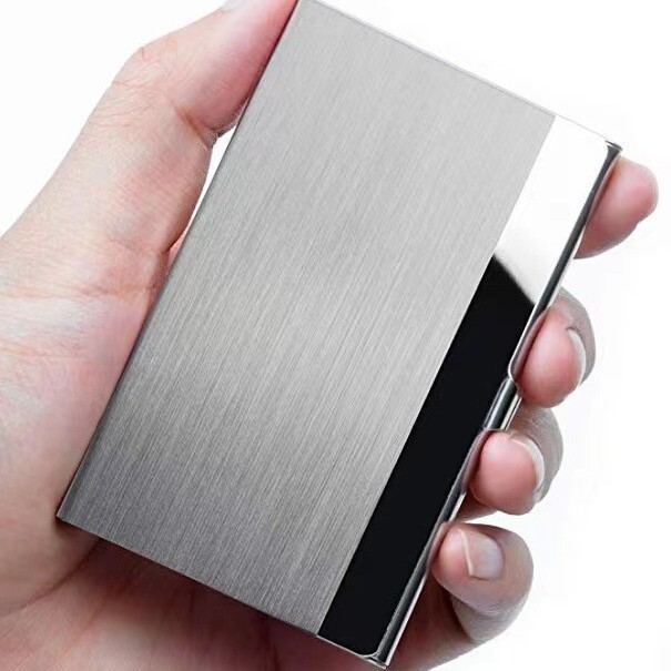Hộp đựng danh thiếp kim loại bằng thép không gỉ AMAZON AMAZON260429QQ