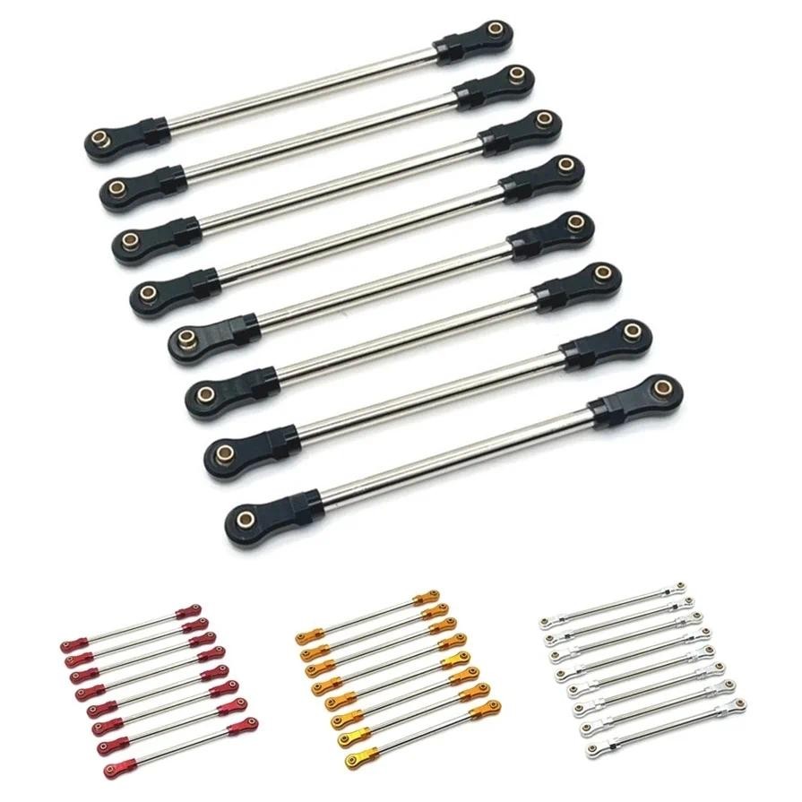 YIKONG YK4106 YK4107 8 Chiếc Kim Loại Kéo Cần Liên Kết Thanh Liên Kết 1 / 10 RC Xe Bánh Xích Xe Nâng