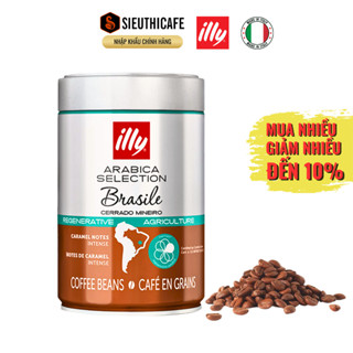 [Mua nhiều giảm nhiều] Cà Phê Hạt Đã Rang Illy Arabica Original Brasil Whole Bean, Nhập Khẩu Ý - 250GR Nguyên Hạt