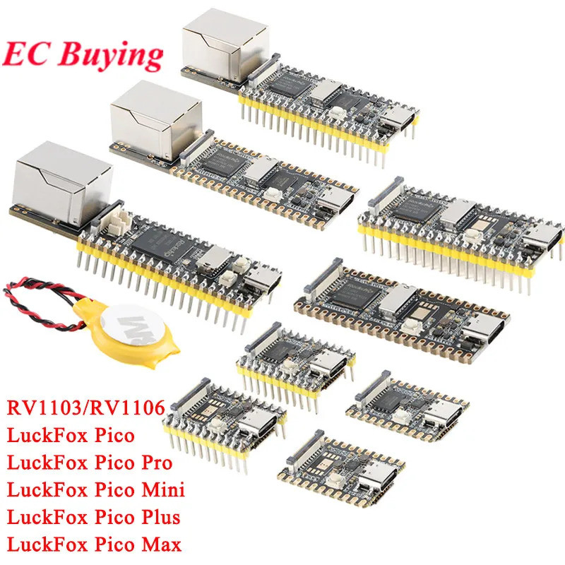 LuckFox Pico Pro / Mini / Plus / Max Ban Phát Triển Linux RV1103 64MB RV1106 Bộ Nhớ 128MB Flash Rockchip Với Cổng Mạng ARM