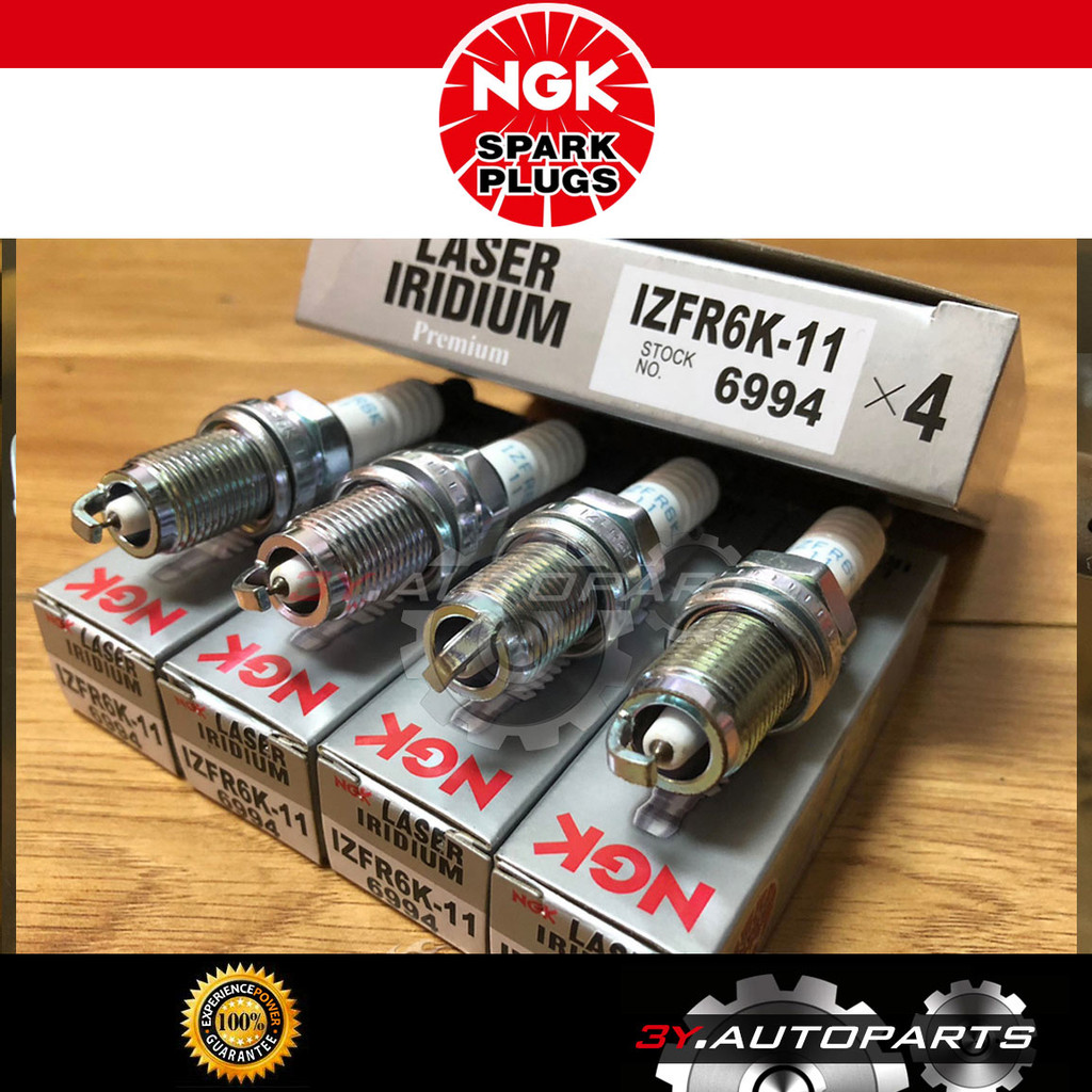 NGK IZFR6K11 LASER IRIDIUM 6994 (@ 4 chiếc) Bugi HONDA CIVIC FD 1.8 2.0 CRV STREAM RSZ RN1 Accord 2.