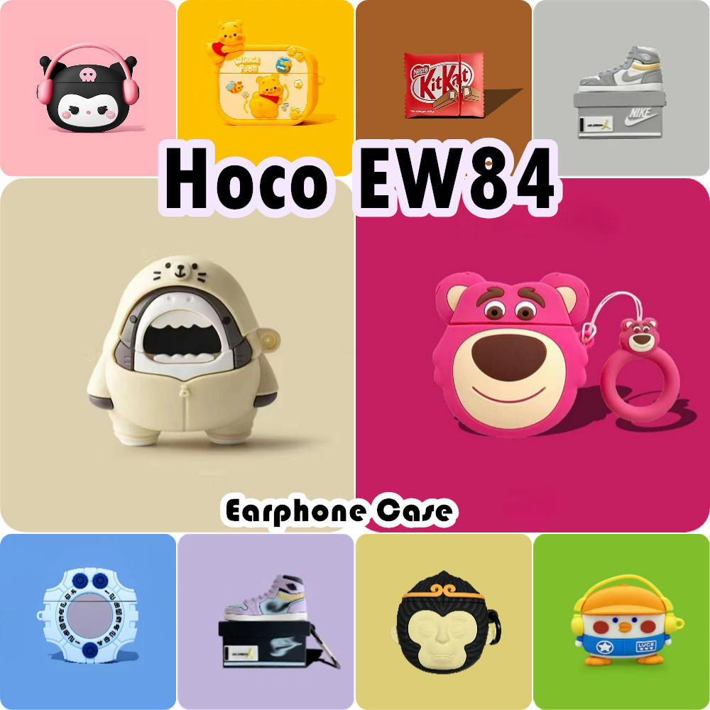 [Cửa hàng chính hãng] Dành cho Ốp lưng Hoco EW84 Vỏ tai nghe silicon mềm hoạt hình sáng tạo Vỏ bọc N