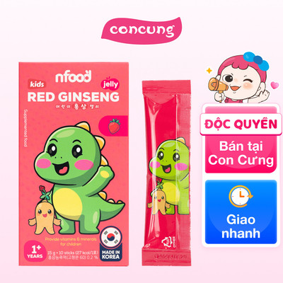 THỰC PHẨM BỔ SUNG THẠCH HỒNG SÂM TRẺ EM NFOOD - concung