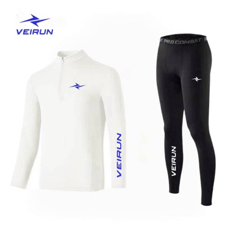 Weimao Men's and Women's Running Outfit Autumn Training Breathable Quick-Drying Sports Casual Half Z