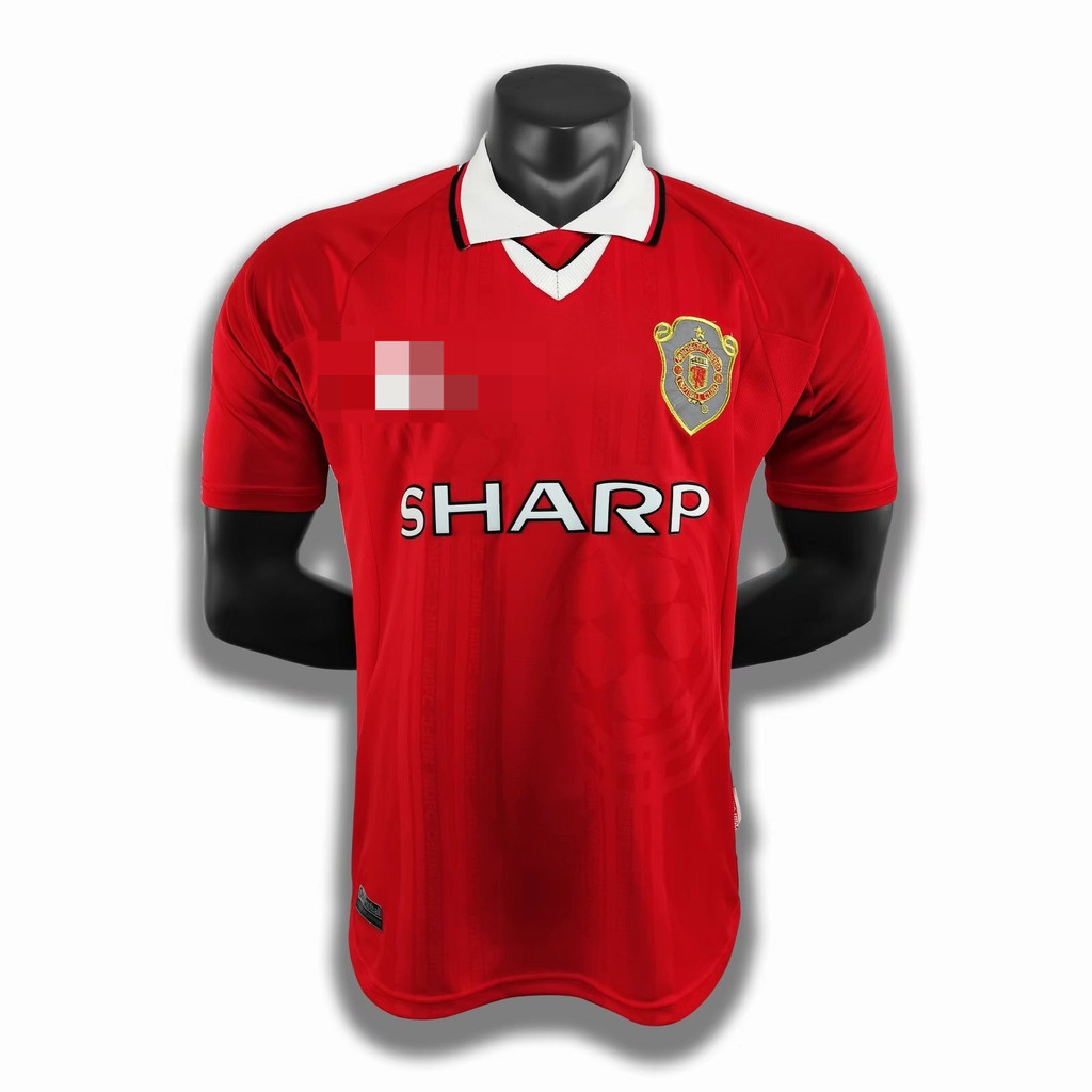 1999-00 Áo đấu bóng đá sân nhà Manchester United tay ngắn retro