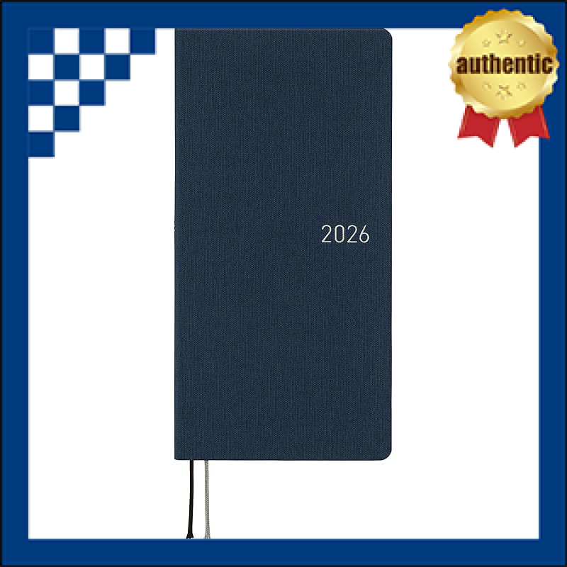 Hobonichi Techo 2026 Weeks Colors / Cosmo Blue January Start Weekly Planner Weekly Left Slim Vertica