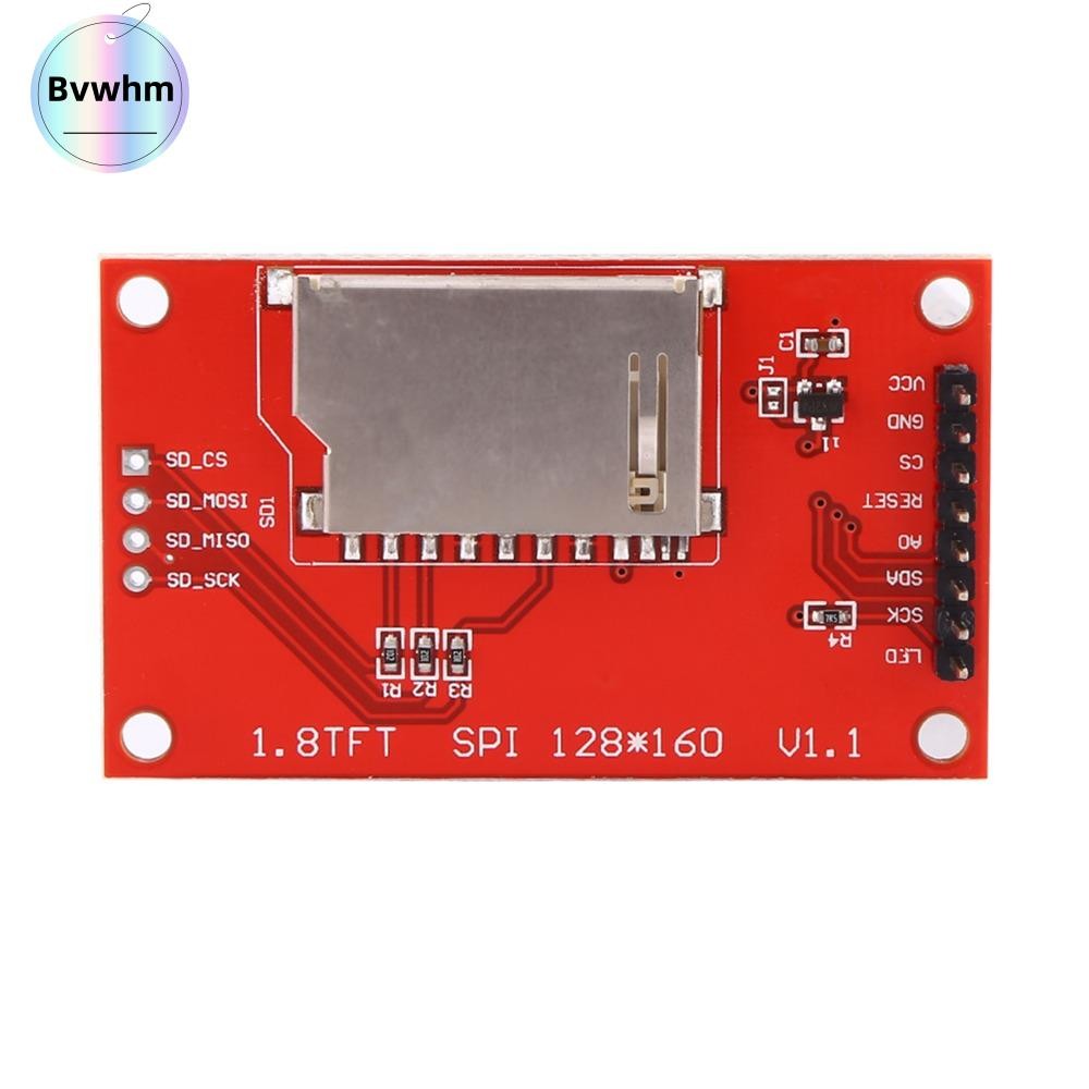 Mô-đun hiển thị LCD BVWHM SPI TFT, Mô-đun hiển thị di động 1,8 Inch ST7735, Mô-đun giao diện SPI độ 
