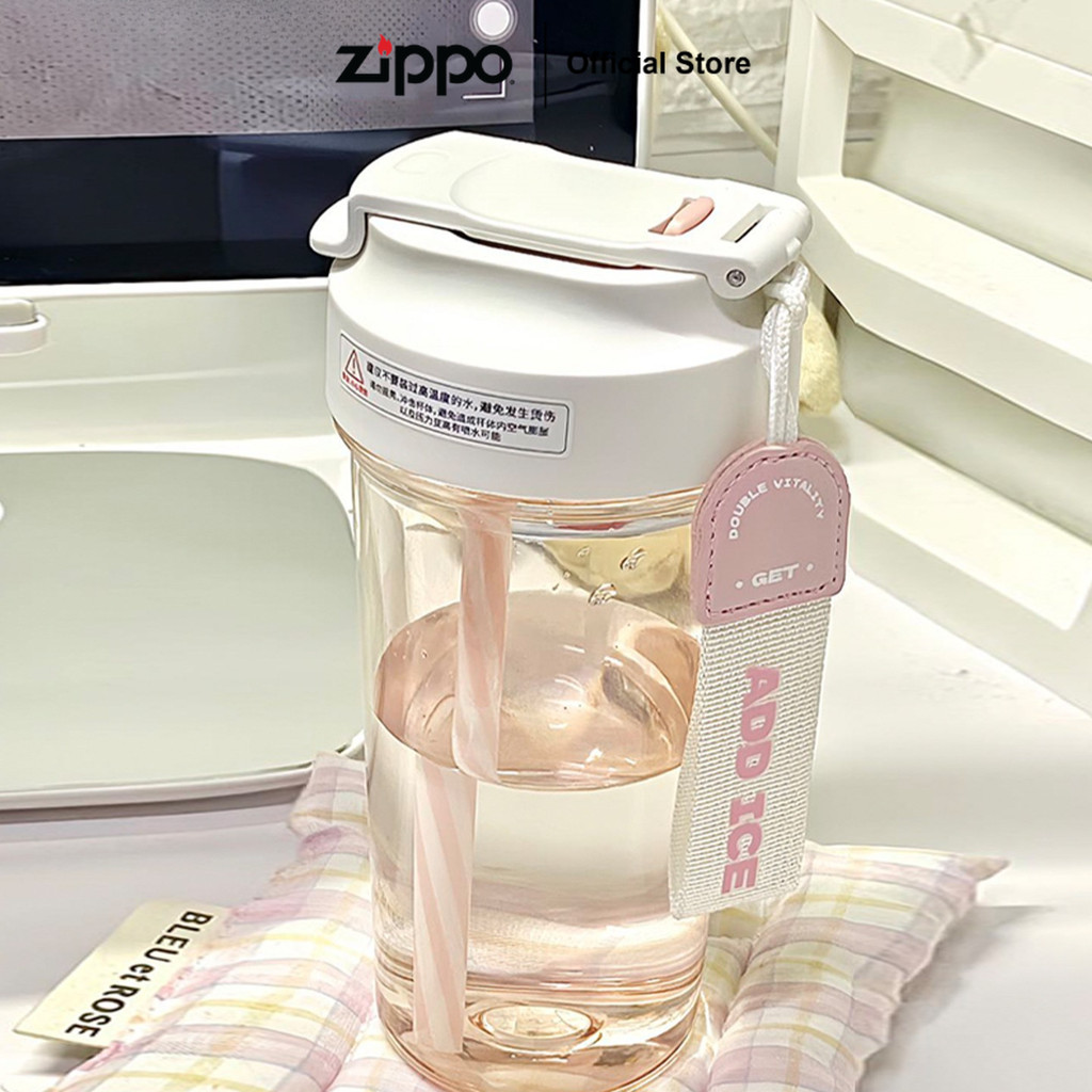 [Zippo Chính Hãng – Thương Hiệu Mỹ] Cốc Zippo Tritan 550ml – Nhựa Tritan Cao Cấp, Phong Cách Năng Độ