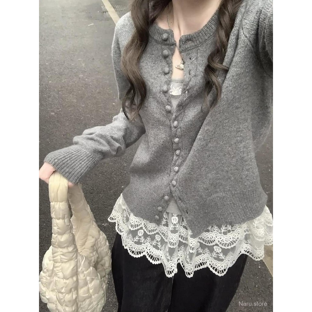 [ETA 7-12 day] Bộ Đồ Hai Mảnh Áo Cardigan Slim Fit Phong Cách Hàn Quốc