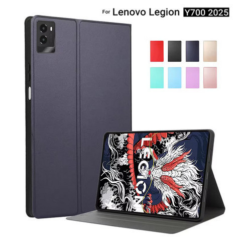 Dành Cho Lenovo Legion Y700 2025 Ốp Lưng Thế Hệ Thứ 3 Flip Stand Máy Tính Bảng Dành Cho Coque Lenovo