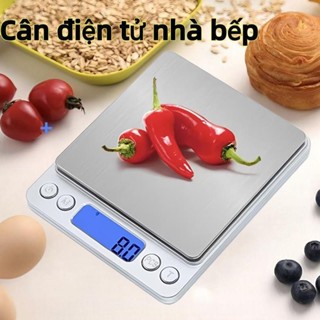  Cân tiểu ly mini điện tử 0.1g-3kg chính xác cao nhỏ gọn tiện làm bánh,Cân bàn mini nhà bếp 