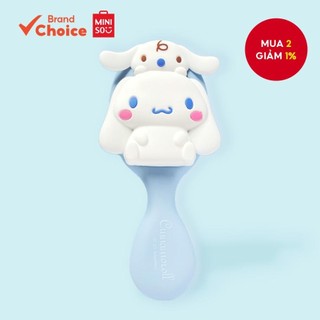  MINISO bộ sản phẩm sanrio - lược mát xa da đầu cinnamoroll 3d với đệm khí lông mềm mại dễ dàng trượt kích thước 7.4cm x 14cm 