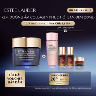 [MỚI] Kem dưỡng ẩm collagen phục hồi ban đêm Estee Lauder Revitalizing Supreme+ Night Power Bounce Creme 50ml