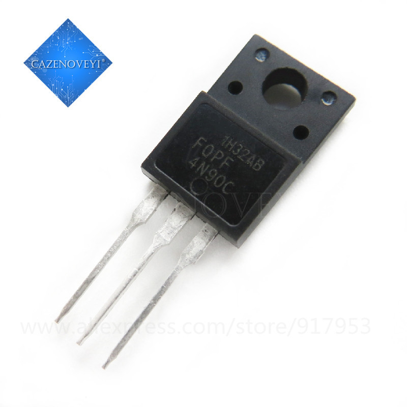 10 Mảnh FQPF4N90C 4N90C 4N90 TO-220F chip gốc mới