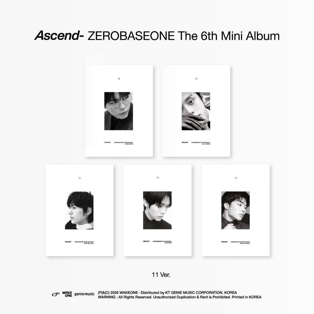 Zb1 album zb1 mini 6 phiên bản đơn hoàn toàn mới chưa được tháo dỡ sản phẩm chính hãng