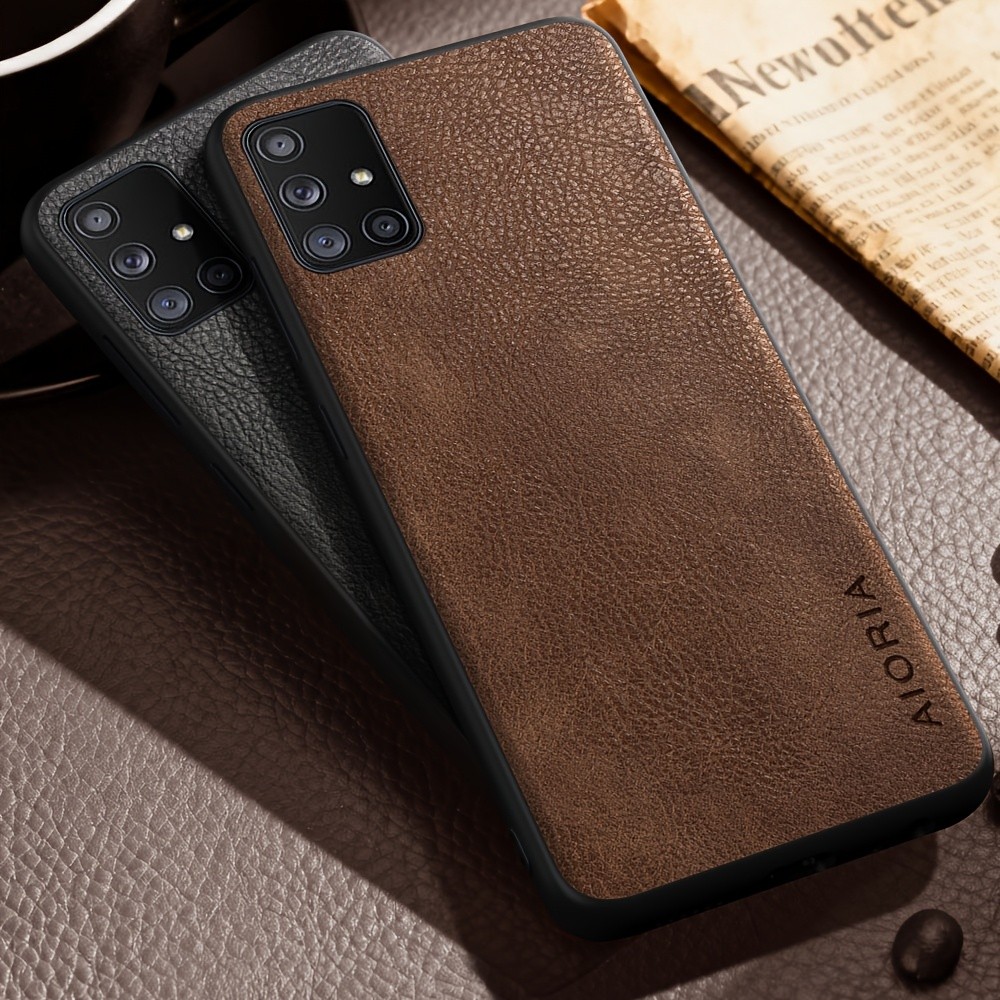 Ốp Lưng Sang Trọng Cho Samsung Galaxy A71 A51 A11 5G Retro Thời Trang Họa Tiết Tự Nhiên Chống Vân Ta