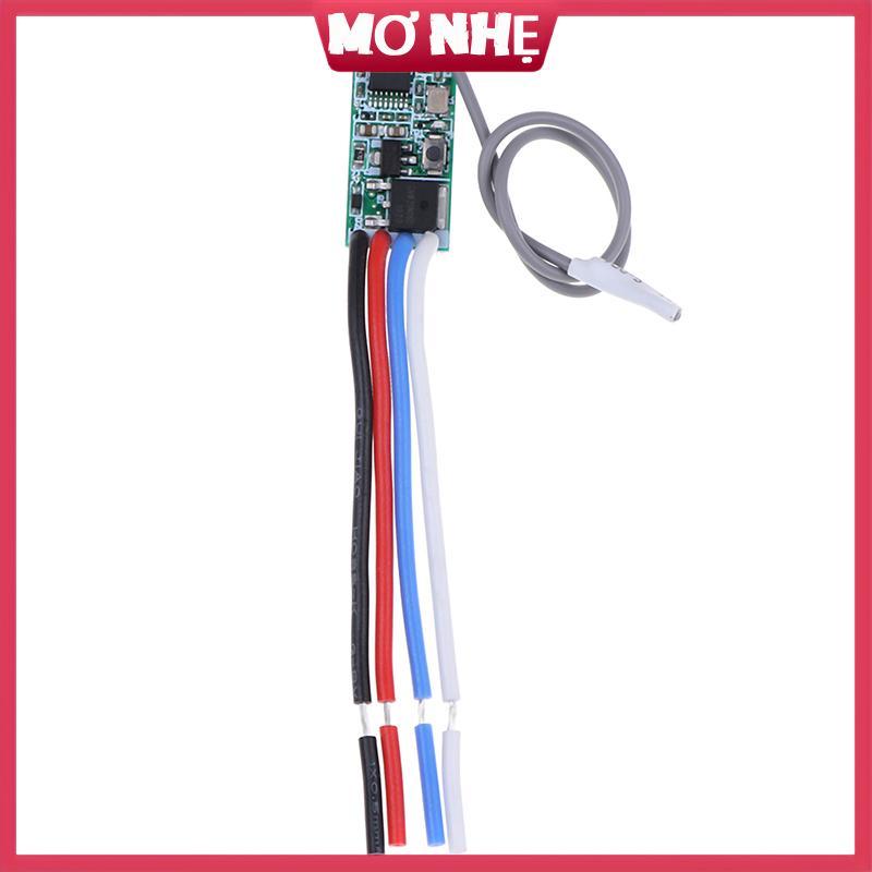 Cơ nhẹ 433Mhz 1CH RF Relay Receiver không dây điều khiển từ xa chuyển đổi ánh sáng Micro module cơ n