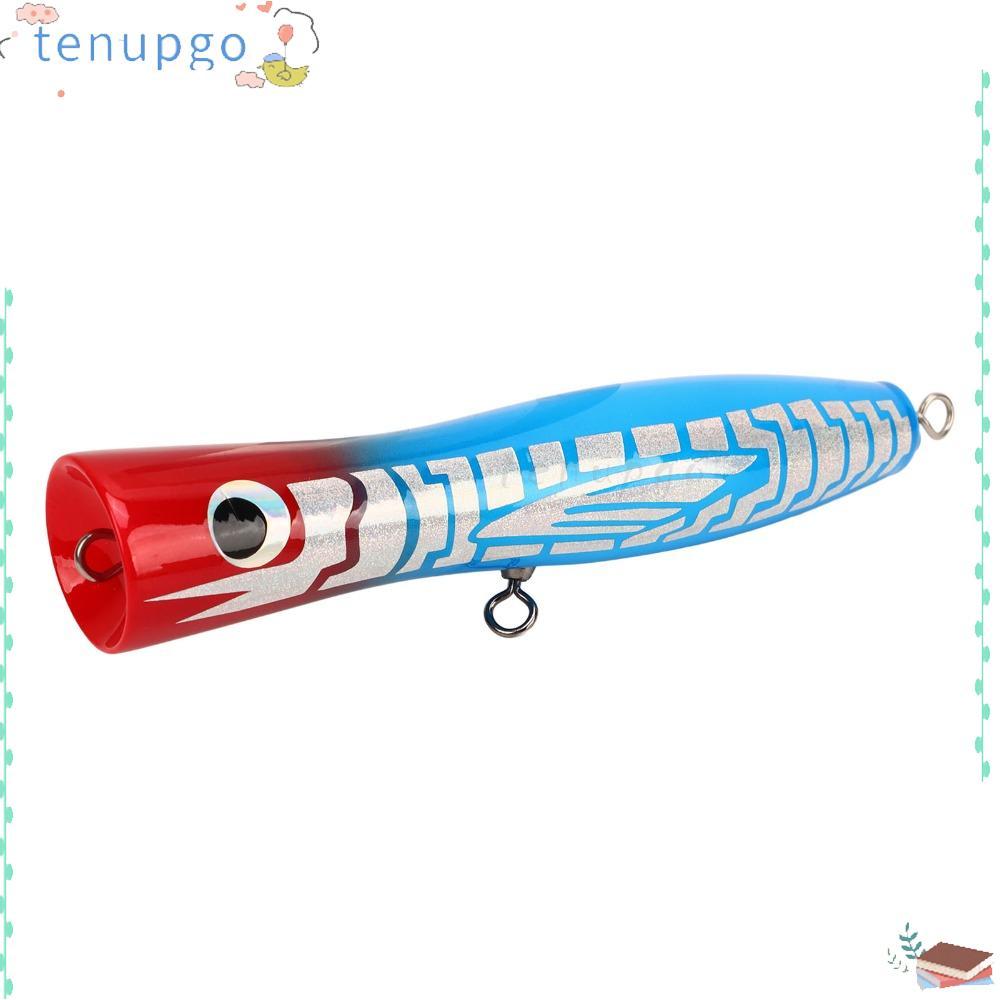 TENUPGO Popper Mồi Câu Cá, Gỗ 18cm GT Popper, Màu Sắc Phản Quang Bền Đẹp Basswood Popper Câu Cá Nước