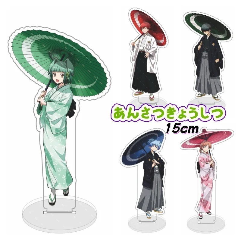 Standee Anime Lớp Học Ám Sát Assassination Classroom Shiota Nagisa Karma Mô Hình Acrylic Mica Trang 