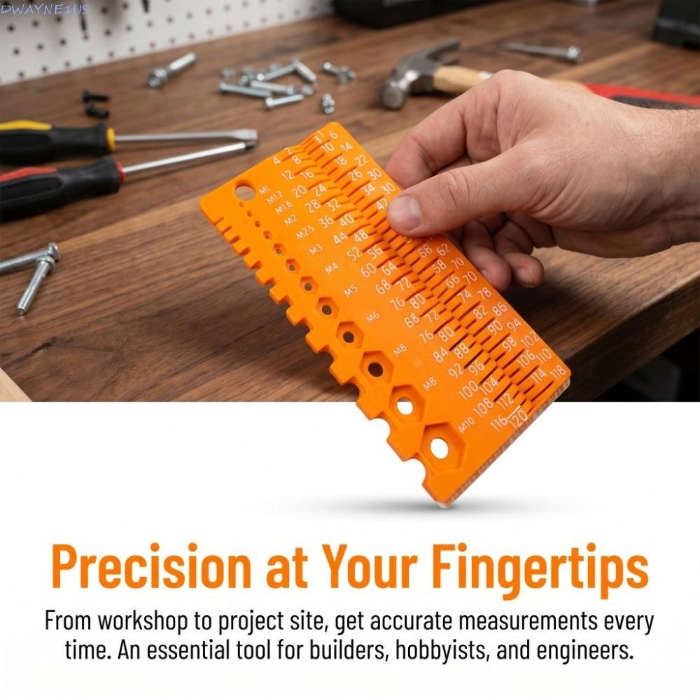 DWAYNE1US Thread Checker, Precision M1-M10 Thông số kỹ thuật Công cụ đo vít, Công cụ phụ trợ In 3D D