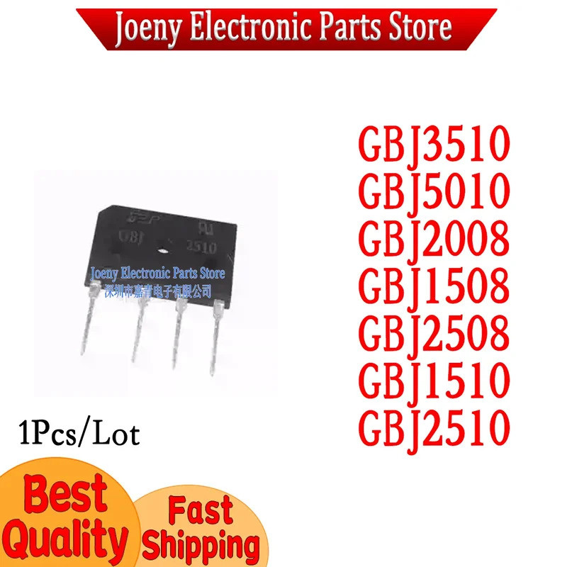 5 CÁI GBJ3510 GBJ5010 GBJ2008 GBJ1508 GBJ2508 GBJ1510 GBJ2510 cầu chỉnh lưu