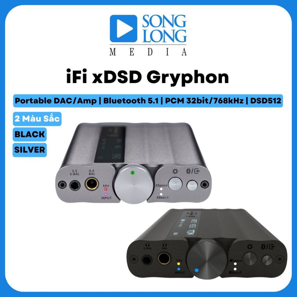 Thiết bị giải mã âm thanh Bluetooth IFI XDSD GRYPHON - chính hãng phân phối