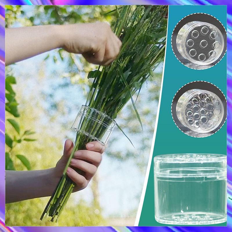 [Zenith] Giá đỡ cuống hoa ikebana xoắn ốc giá cắm hoa lỗ tròn cho bình hoa nhà VN