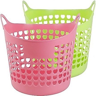Giỏ đựng đồ giặt Homestar nhựa dẻo 40x40x40cm ( giao màu ngẫu nhiên )