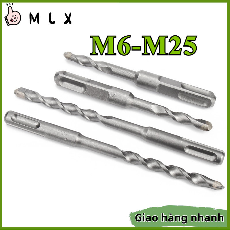 Mũi Khoan HSS Cobalt Siêu Cứng , Thép Cứng, Hợp Kim M6-M25 * L = 110-350mm【 ZHX-MLX-MB-1 】