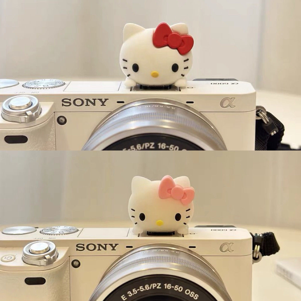 Thích hợp cho máy ảnh không gương lật Sony A6400 A6700 ZVE10 KT Cat Hot Shoe Cover Fuji XT4 XT5 Dễ t