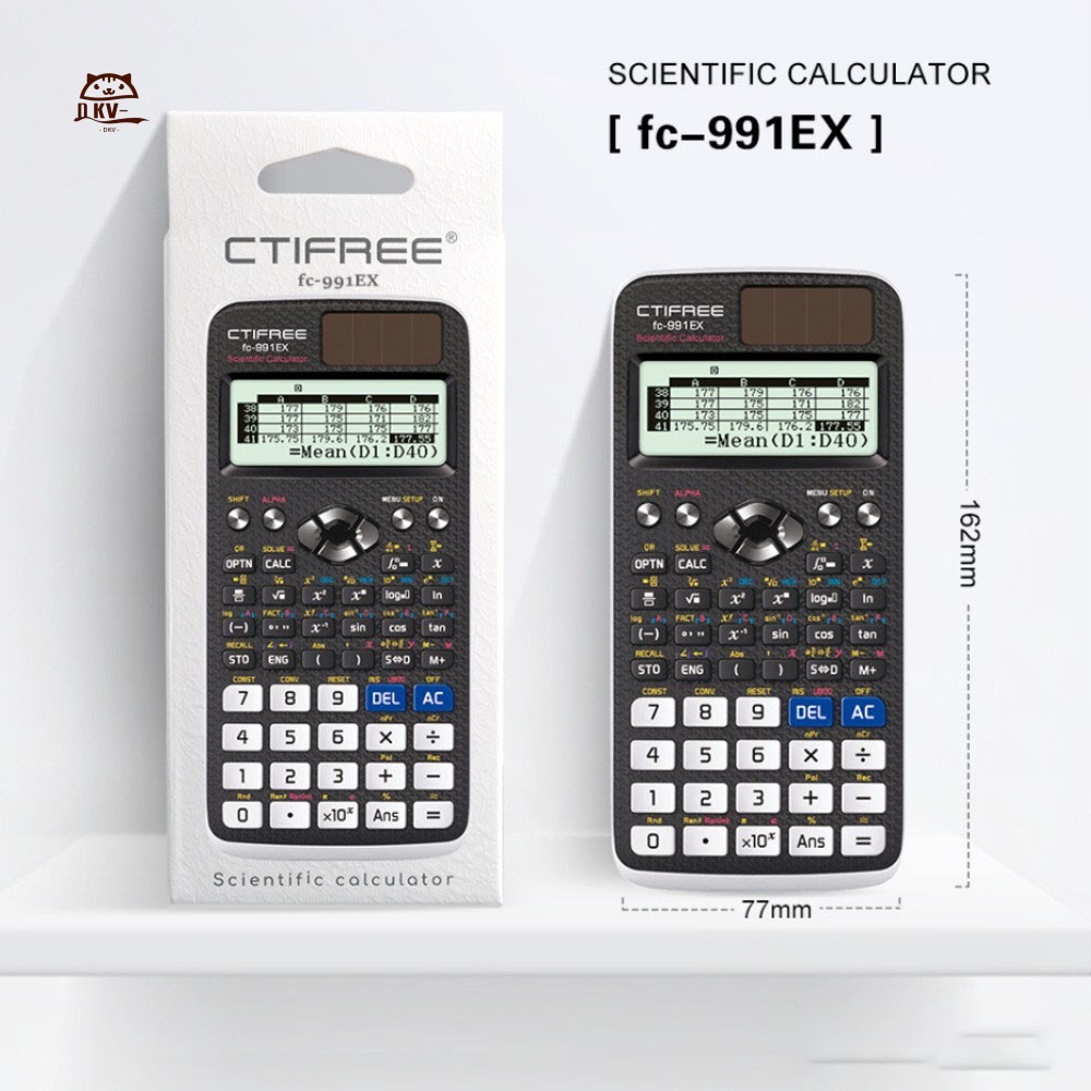 Máy tính khoa học FX991EX - Phương trình phức hợp ma trận chức năng 552 với bao bì trung tính