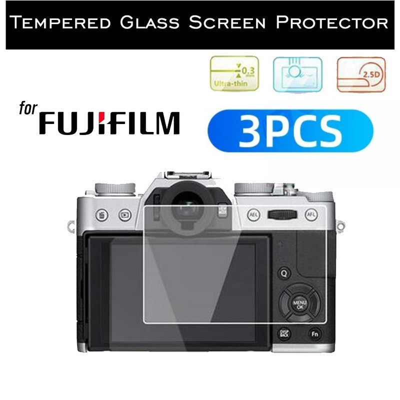 3 Tấm Bảo Vệ Màn Hình Kính HD Camera LCD Cho Fujifilm X70 X100VI X100V X100T X100S X100F X100 instax