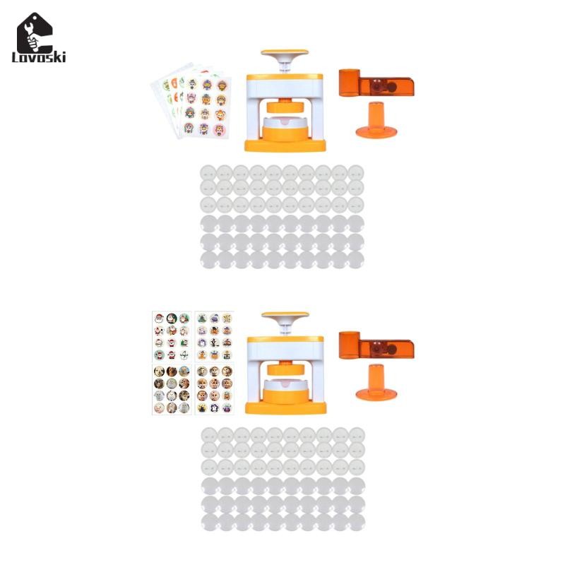 DIY Pin Huy Hiệu Nút Máy Làm Huy Hiệu Chết Khuôn Cài Pin Máy Làm Nút Máy Làm Gương