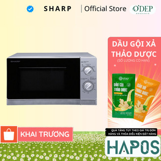 Lò vi sóng cơ Sharp R-202VN-S/R-203VN-M/R-205VN-S [800W + 5 mức công suất + Hẹn giờ 35p] - HAPOS HEL