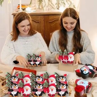25 Giấy Trang Trí Kẹo Mút Giáng Sinh