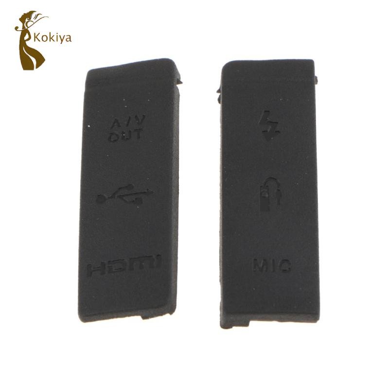 Kokiya Dành Cho Canon 5D2 5D Mark II Comms AV USB HDMI - BÌA CỬA CAO SU