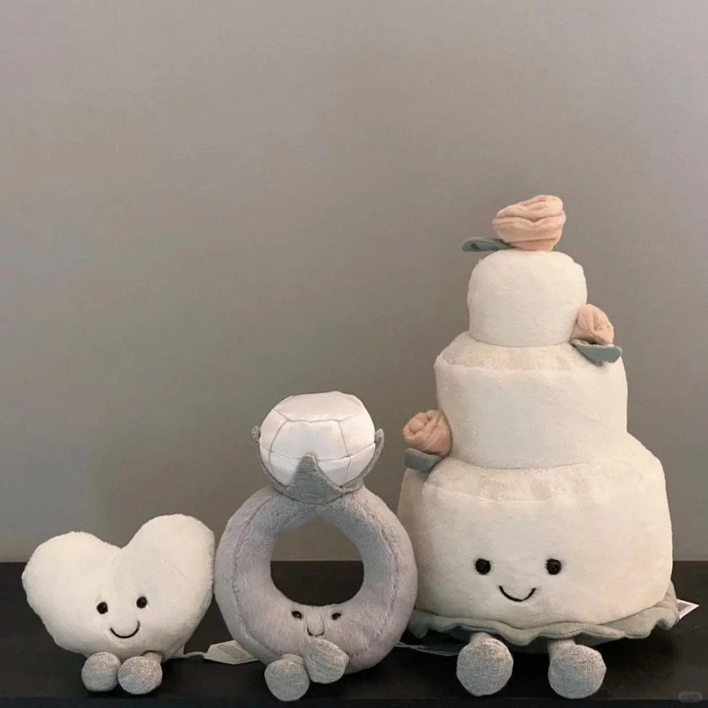 Thú Nhồi Bông Jellycat  Bánh Sinh Nhật, Nhẫn Kim Cương, Đồ Chơi Dễ Thương, Quà Tặng Hot Trend