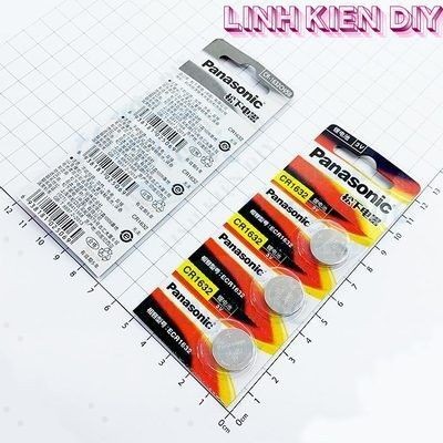 [2 Cái]- Pin CR1632 3V Panasonic Linh Kiện DIY